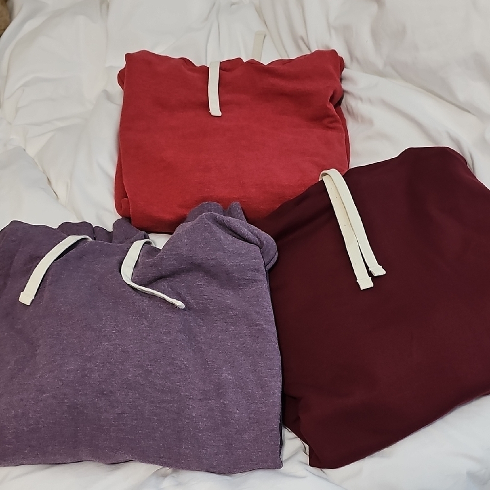 Buffalo David Bitton Red and Purple Sweatshirts & Hoodies